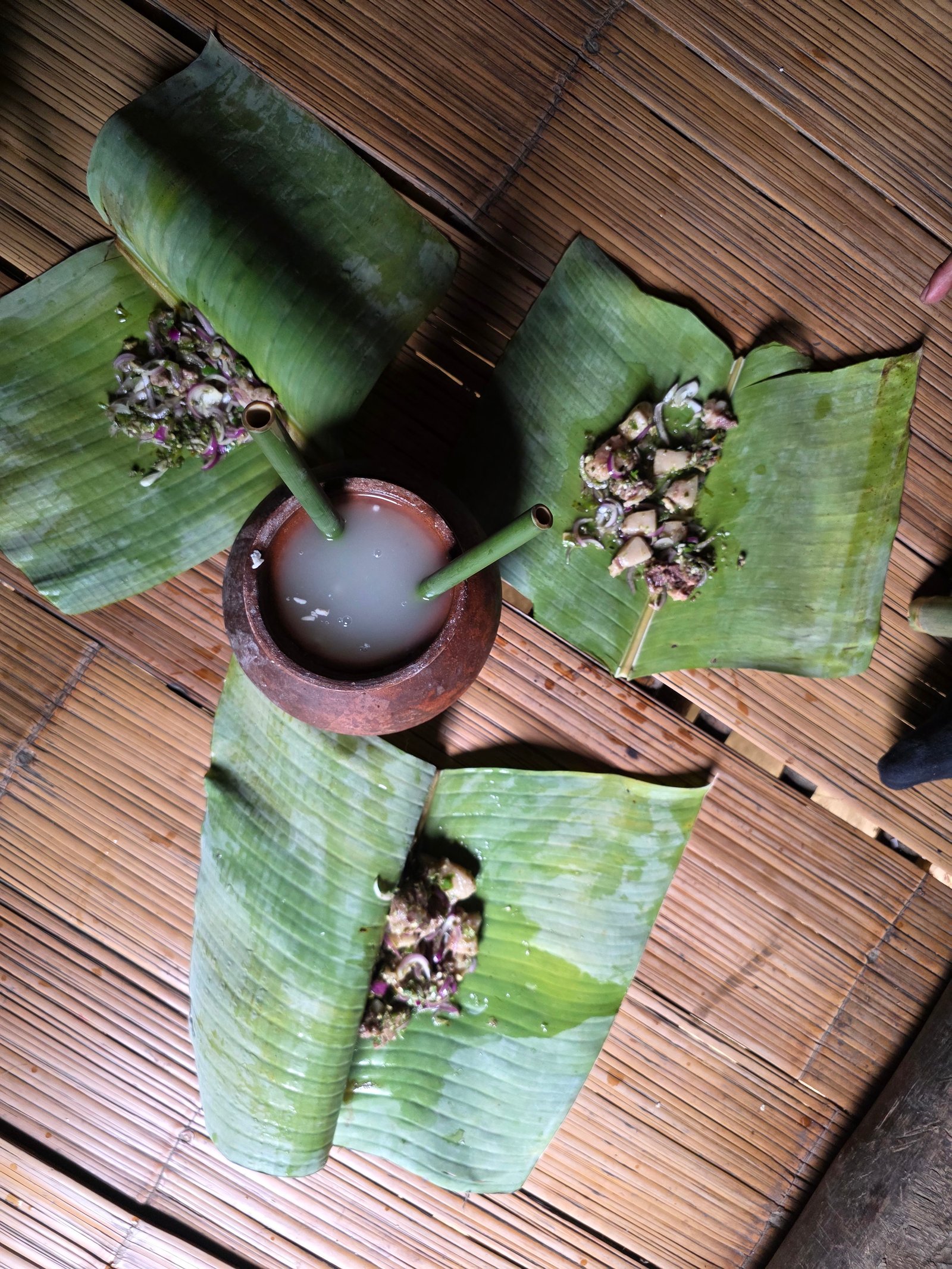 Goduk and Mosdeng with Local Rice beer