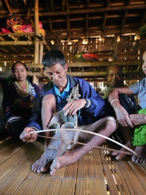 A Folk Artist Playing The Sarinda
